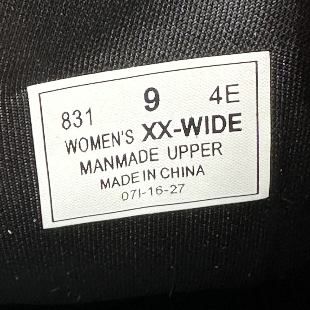 OrthoFeet Joelle 831 Womens Size 9 (4E) Shoes Black Knit Orthopedic XX-WIDE - Picture 8 of 8
